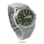 SEIKO軍綠色自動上鍊機械錶