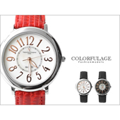 范倫鐵諾Valentino 玫瑰金真皮手錶