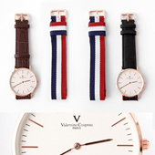 范倫鐵諾Valentino皮革手錶