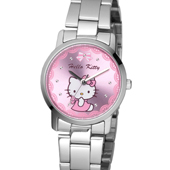 Hello Kitty公主蕾絲粉腕錶